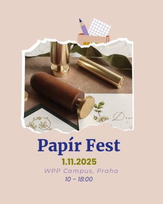 Už za pár týdnů se vidíme na živo v Praze, na jediném trhu kam jezdím, a tím je @papirfest.cz 🫶🏽✨ 📍Praha, sobota 1.11.2025...
