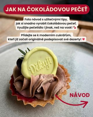 JAK NA ČOKOLÁDOVOU PEČEŤ!? 🍫 Ano, můžete si vyrobit i jedlé pečetě - ideální pro cukráře, kteří si podepisují dezerty...